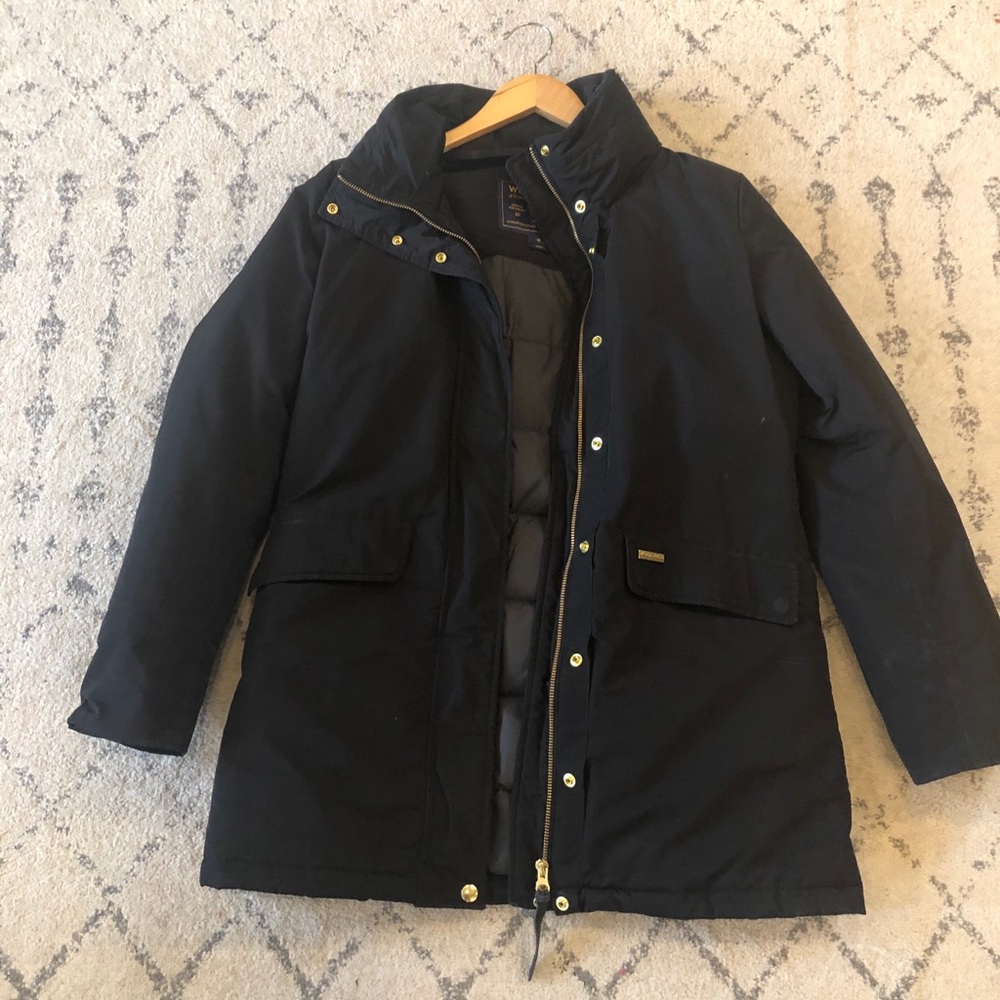 Woolrich Black Winter Parka